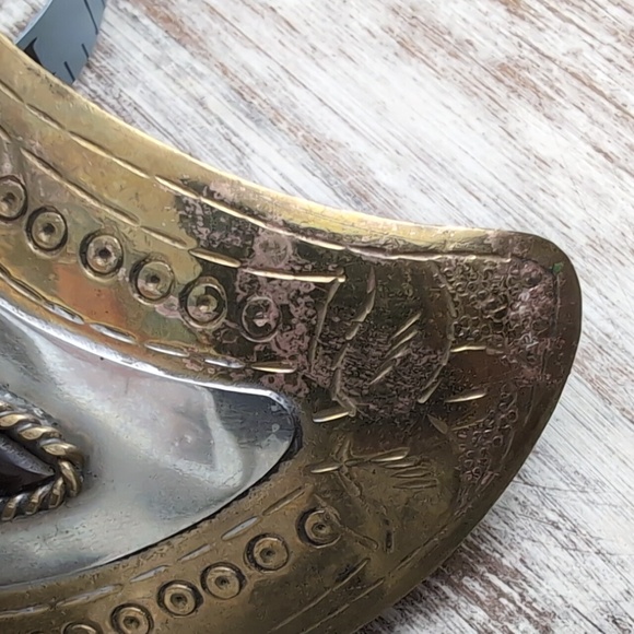 Vintage Chico's Genuine Leather Moroccan Belt M/L - Picture 10 of 10